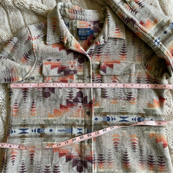 Wool Pendleton Shacket - Picture 7 of 9